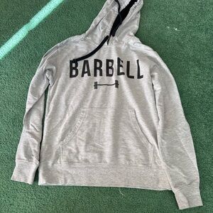Barbell apparel Gray Hoodie for Men XS